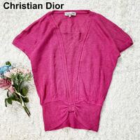 Christian Dior クリスチャンディオール ニット リボン ヴィンテージ M レディース B32431-114