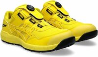 【WH-0387】未使用 限定色 asics アシックス 安全靴 WINJOB CP209 BOA 1271A029-750 WIDE 27.5cm ヴァイブラントイエロー US10