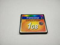 裏面シール剥がれ　1GB　Transcend　CFカード　フォーマット済み　メモリーカード　コンパクトフラッシュカード