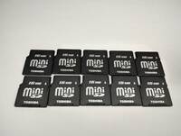 10枚セット　16MB　メガバイト　TOSHIBA　miniSDカード メモリーカード ミニSDカード
