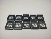 10枚セット　256MB　メガバイト　HAGIWARA SYS-COM　miniSDカード　メモリーカード　ミニSDカード