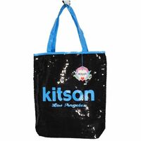 KITSON　キットソン　スパンコールトートバッグ Los Angeles Sequin Tote 黒/ブルー(0)