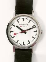 【稼働中】 モンディーン SBB CFF FFS 白文字盤 メンズ腕時計