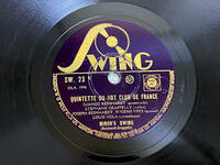 超激レア！ Quintette Du Hot Club De France "Minor's Swing" SW.23 オリジナル盤78回転SP！ ジャンゴ・ラインハルト