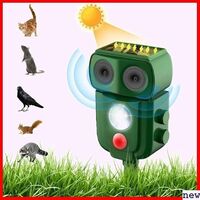 動物撃退器 グリーン CE/FCC/Rohs/PSE認証 鳥害対策 人気版 害獣対策 超音波 鳥よけ 猫よけ 165