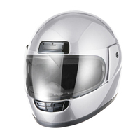 ヘルメット フルフェイス シルバー 新品 SG・PSCマーク取得 全排気量対応 バイクパーツセンター