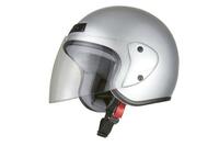 ヘルメット ジェット シルバー SG規格 PSCマーク取得 ワンタッチホルダー バイクパーツセンター