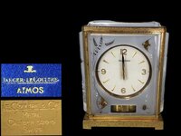 H0629AZZ JAEGER-LECOULTRE ジャガールクルト 置時計 空気時計 文字盤 CALIBER 526-5 SWISS アトモス 永久時計 スイス製 箱付