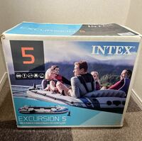 ゴムボート INTEX Excursion5インテックスエアー式 ほぼ未使用！！