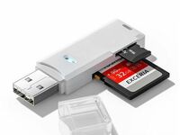 新品未開封 microSDカードリーダ マイクロSD ライター USB2.0 軽量 小型 フラッシュアダプター SD/SDHC/SDXC/microSD/microSDHC/microSDXC