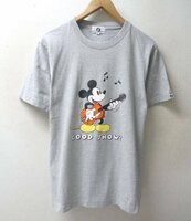 ◆GOOD ENOUGH × Disney グッドイナフ ディズニー ミッキー マウス Tシャツ グレー サイズM 美品