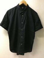 ◆CABANE de ZUCCA カバンドズッカ レギュラーカラー ポケット付き 半袖シャツ サイズ 不明　黒