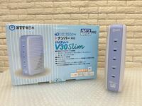 三550☆【通電確認済】NTT東日本製 ISDN対応端末 INSメイトV30Slim パープル☆