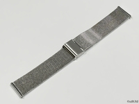 ラグ幅：22mm メッシュ 腕時計用ベルト シルバー メタルブレス 時計用バンド 金属 ステンレス ブレスレット MS2
