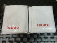 2枚セット/ISUZU/タオル/いすゞ/ロゴ入り/非売品/ノベルティ/定形外OK
