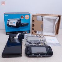 動作品 WiiU 本体 32GB クロ プレミアムセット 箱説付 任天堂 Nintendo【20