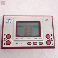 修理品 電子LSI ゲーム&ウオッチ ライオン LION LN-08 GAME & WATCH 任天堂 Nintendo【10