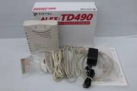 E8330(2) L 美品 ALEXON アレクソン TD490 ISDN ターミナルアダプタ　 初期化済 　電源ACアダプター付
