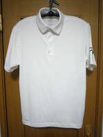 ☆　現行モデル　☆　アンダーアーマー　ポロシャツ　UAプレーオフポロ3.0　MD　ホワイト　使用頻度少なめ！ゴルフやテニスに！