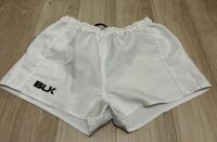 【中古】BLK ラグビーショーツ パンツ XL ホワイト