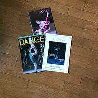カールパケット、DANCE Magazine,ジゼルプログラム、DANSERマガジン(フランス)3冊セット