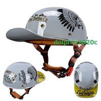 ハーレー バイク ビンテージ ヘルメット 半帽 半キャップヘルメット　M~XXL サイズ、色、選択可　　サイズ：XXL