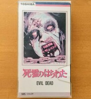 死霊のはらわた EVIL DEAD VHS vhs ビデオテープ 廃盤 激レア ホラー映画 スプラッター TOSHIBAプラケース 80年代 当時もの サム・ライミ