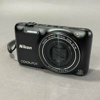 MS1075 動作未確認 Nikon ニコン COOLPIX S6600 コンパクトデジタルカメラ ED VR 4.5-54.0mm 1:3.3-6.3 ブラック (検)コンデジ デジカメ