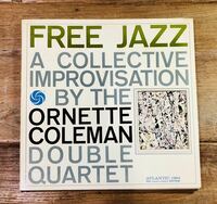 【 FREE JAZZ A COLLECTIVE IMPROVISATION 】ORNETTE COLEMAN DOUBLE QUARTET / US盤 USED保管品