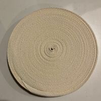 綿テープ　生成り　0.5ミリ厚　15ミリ巾　30ｍ巻