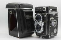 【訳あり品】 ヤシカ Yashica MAT-124 Yashinon 80mm F3.5 ケース付き 二眼カメラ v106
