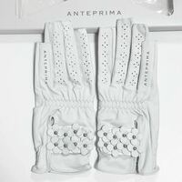 アンテプリマ　ANTEPRIMA レザーゴルフグローブ　両手用　ホワイト ２０ｃｍ　羊革 レディース 送料無料