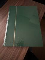 【新品】ストックブック　白台紙　３２ページ　緑