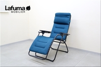 美品◆Lafuma ラフマ リクライニングチェア RSX AIR COMFORT LFM2038 折りたたみチェア 椅子 アウトドア ガーデンチェア 屋外 屋内 兼用