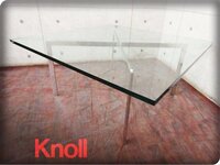 ■展示品■Knoll/最高級/ミースファンデルローエ/Barcelona Table/バルセロナテーブル/デザイナーズモダン/センターテーブル/57万/eee5796k