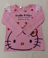 【100】　キティ　長袖Tシャツ　ピンク