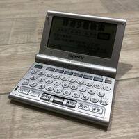 SONY ソニー DD-IC500S ミニ 電子辞書 ポケットサイズ 名刺サイズ 通電OK 現状品