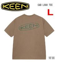 KEEN キーン C&BロゴＴシャツ ティンバーウルフ L　1028432　メンズ　Tシャツ　アウトドア　キャンプ