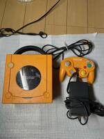 Nintendo GAMECUBE DOL-001 オレンジ ゲームキューブ 本体、コントローラー