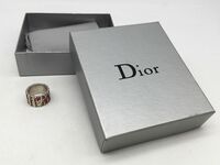 0501-508MK⑲23336 RP リング 指輪 10号? Dior ディオール アクセサリー 6.9g 柄 巾着袋有 箱有
