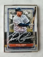 2020 Topps Museum Collection Silver Framed Autogragh Card Miguel Cabrera 09/15 ミゲル・カブレラ サイン 15枚限定