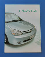 【ＴA24‐07】トヨタ　プラッツ　NCP12　TOYOTA　PLATZ　2003年8月　価格・アクセサリーリスト付　カタログ