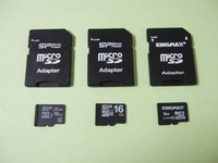 【メーカー各種】　microSDHC 16GB　3枚組　計48GB　週末クーポン対象