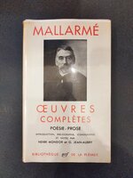 プレイヤード叢書 『Mallarme Oeuvres Completes マラルメ』
