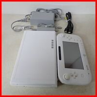 動作品 WiiU 32GB 本体 シロ Nintendo 任天堂【20
