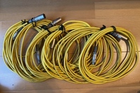 PA用 マイクケーブル ITT XLR 4m〜5m 10本セット（CANARE L-4E6S)黄色