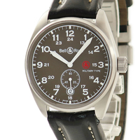 【3年保証】 ベル&ロス ヴィンテージ123 ミリタリータイプ 123.M アラビア スモセコ 限定 自動巻き メンズ 腕時計