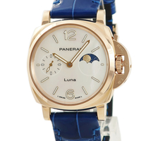 【3年保証】 パネライ ルミノール ドゥエ ルナ ゴールドテック PAM01181 未使用 Y番 K18RG無垢 シェル 自動巻き メンズ 腕時計