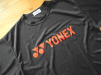 日本製 ヨネックス YONEX バドミントン ユニ 半袖ドライＴシャツ L ブラック ユニフォーム 干支 イノシシ 猪　亥