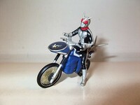 仮面ライダー ＨＧ 仮面ライダースーパー1＆ブルーバージョン フィギュア ガシャポン バイク